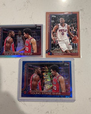 2025 Topps 3 card lot Tyrese Maxey /2025 Philly tough/150 Philly refactor 