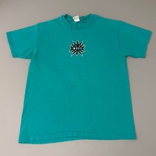 Vintage 80s Maui And Sons Shirt Surfer Blue Single Stitch Double Sided Size XL