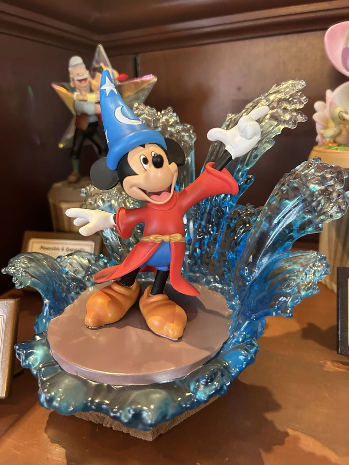 2024 Disney Parks Sorcerer Mickey Fantasia Mini Statue Figurine Figure NIB - Image 4 of 4