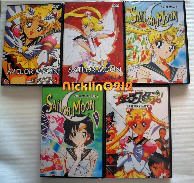 Sailor Moon Complete TV Season 1 2 3 4 5 DVD R S Super Stars in USA English for sale online | eBay