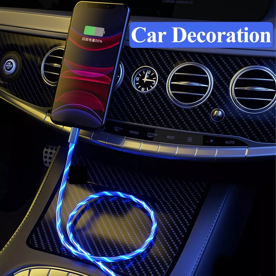 3 Pack 6FT 8 Pin LED Fast Charger Cable USB Cord for Apple iPhone X XR 11 12 13 - Image 4 of 4