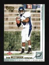 2002 Pacific Heads Update #131 Brian Westbrook Philadelphia Eagles
