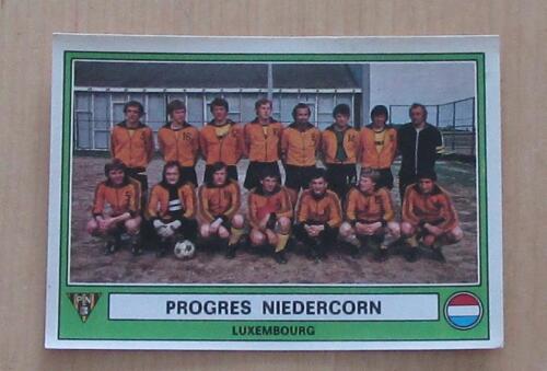 1978 LUXEMBOURG PROGRES NIEDERCORN  EUROFOOTBALL 78  PANINI VIGNETTE  NEUVE - Photo 1/1