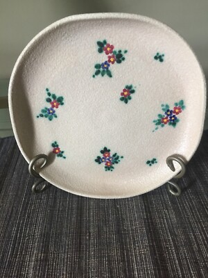 Vintage Ceramic C.E.A.S. Albisola  Italian Plate Made In Italy 9  Square