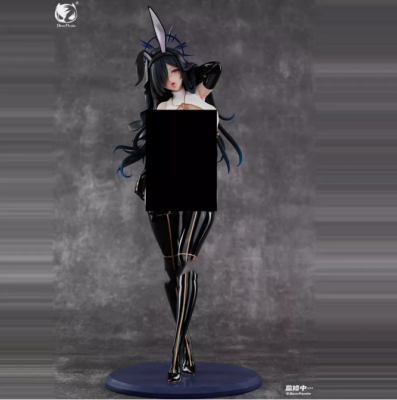 Bear Panda Studio Bunny Black Nun PVC Model Pre-order 1/4 Scale