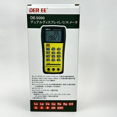 LCRメーター　DE-5000 DE-5000 Handheld LCR Meter DE5000 w/ TL-21 TL-22 TL-23 DER EE High