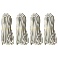 4 pairs 5mm Thick Heavy duty Round Hiking Work Boot Shoe laces Strings Men Women