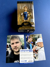 LUCA DONCIC Mavericks In-person signed Original FUNKO Gold ACOA Zertifikat +Foto