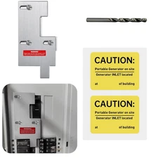 Generator Interlock Kit Compatible with GE General Electeric Breaker Panels with
