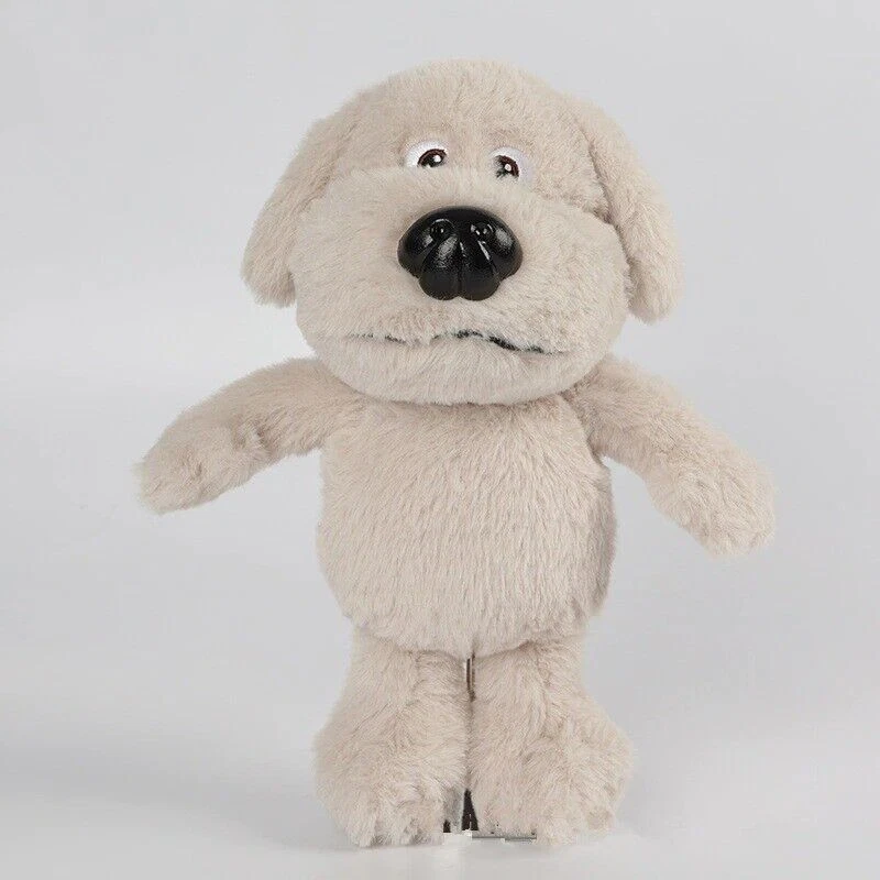 25CM Talking Ben Plush Toy Cartoon Dog Dolls Stuffed Soft Toy