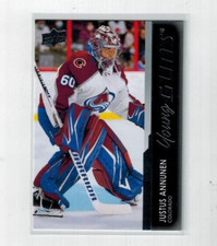 2021-22 Upper Deck #708 Justus Annunen YG Young Guns RC