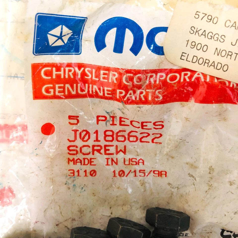 Mopar J0186622 Bolt Stud for Exhaust Manifold OEM NOS For AMC Jeep G186622 Foto 2 de 4