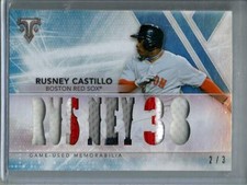 Rusney Castillo 2015 Topps Triple Threads Game Used Jersey Patch #2/3