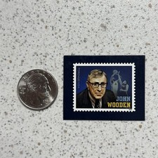 2024 Coach John Wooden UCLA USPS US Postal Service Thin Stamp Magnet #50628