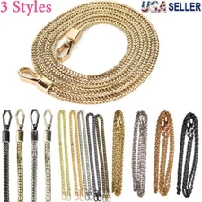 NEW Metal Purse Chain Strap Handle Shoulder Crossbody Bag Handbag Replacement US