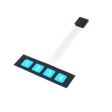 1x4 Key Matrix Membrane Switch Control Panel Slim Keyboard Keypad 1/2/5/10/20Pcs