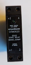 Crydom CKM0620 Solid State Relay 60VDC 20A - New No Box