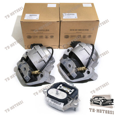 3X Engine & Automatic Transmission Mounts For Audi A6 C7 A7 1.8 2.0 TFSI CDN CYN