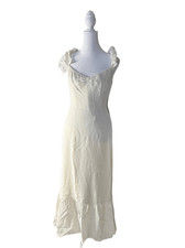 Reformation Women's Ivory Off-Shoulder Butterfly Dress Size 4 NWT