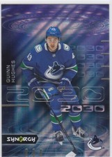 2022/23 SYNERGY..QUINN HUGHES..2030..CARD # 12..CANUCKS..FREE COMBINED SHIP