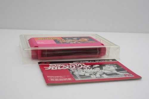 Super Star Pro Wrestling Nes Famicom Japanese Manual & box included Japan - Picture 5 of 6