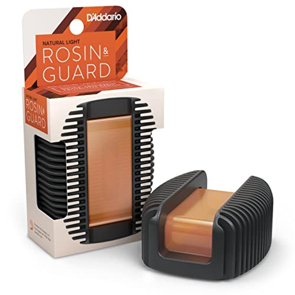 (TG. 1-Pack) D'Addario Rosin Guard con Natural Light Rosin - NUOVO