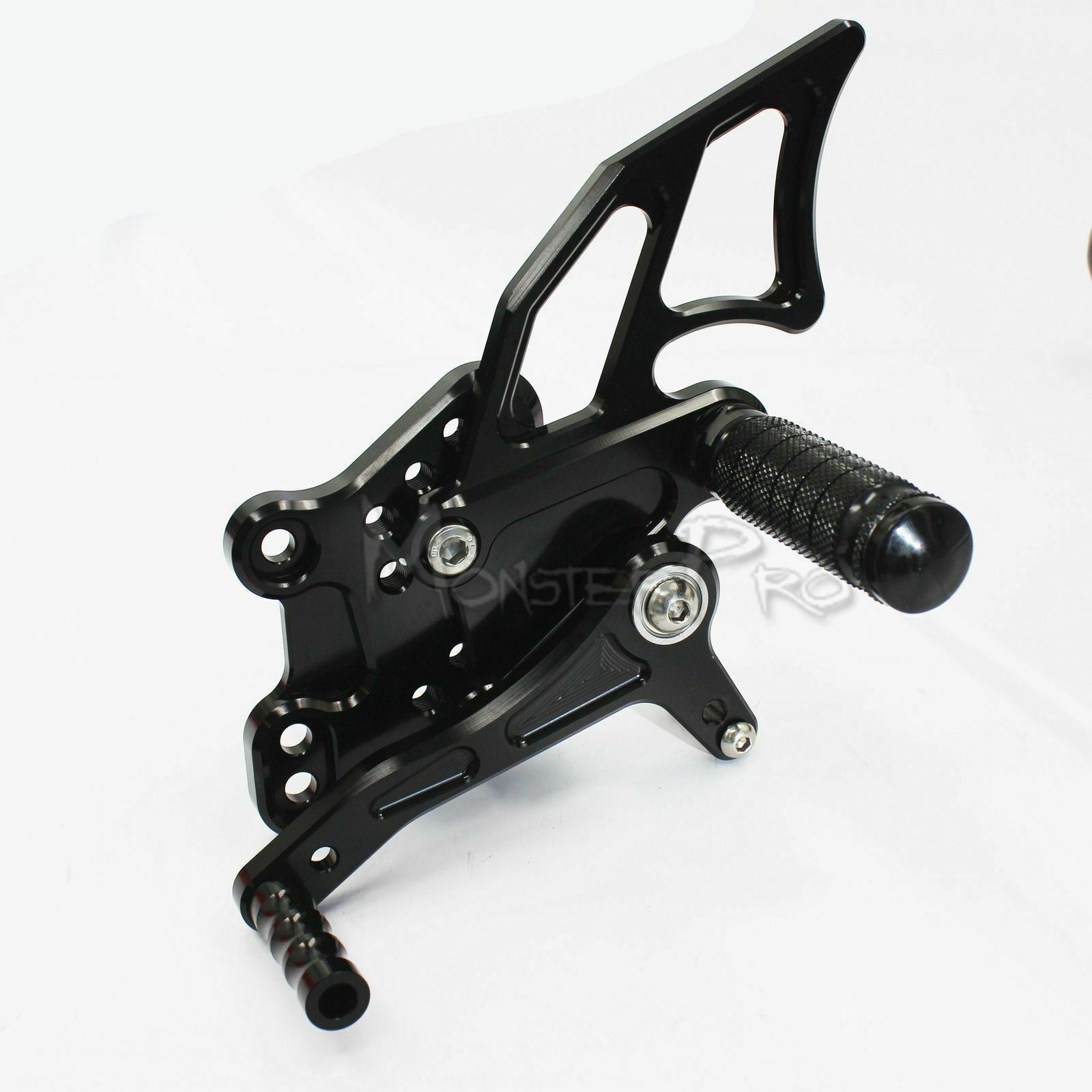 BLACK CNC Rearset Rear Set Footpegs Kawasaki Ninja 250R 300 EX300 2013