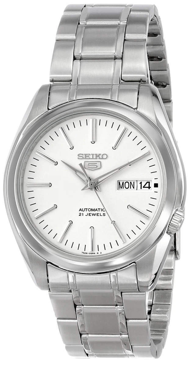 Seiko 5 automatic best sale 21 jewels stainless steel