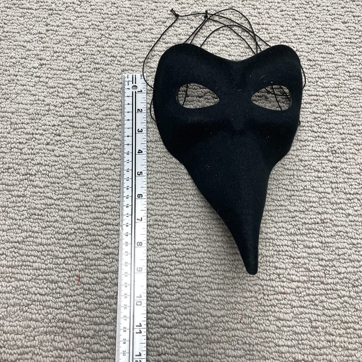 ベネチアンマスク(マスケラ)Naso Peste Grezzo Adult Zanni Nasone Grezzo Venetian Long Nose Unpainted Masquerade