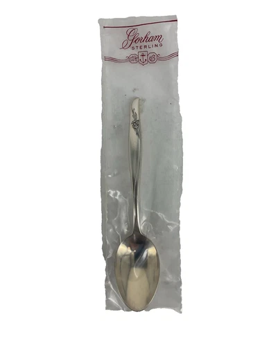 Individual Gorham Sterling Silver Sea Rose 6" Spoon