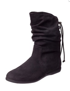 bota slouch salto baixo