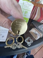 Guard Security Brass Deadlock Deadbolt Model No. 505B New In Box