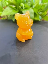 Hand-Carved Natural Huang Longyu The pig Reiki healing 88.5g