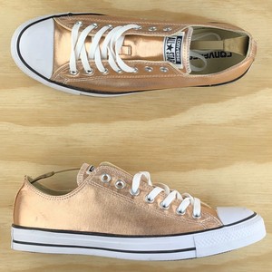 converse khaki rose gold