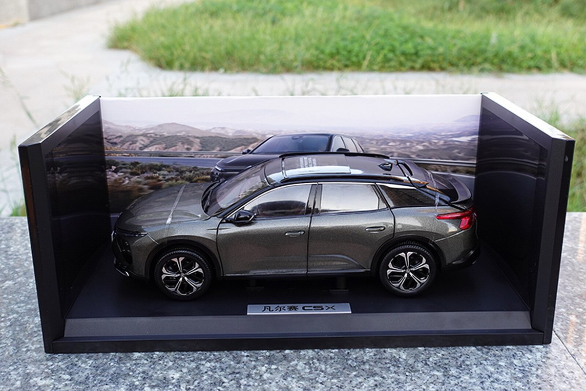 1/18 Scale Citroen C5 X Grey 2021 Diecast Car Model Toy