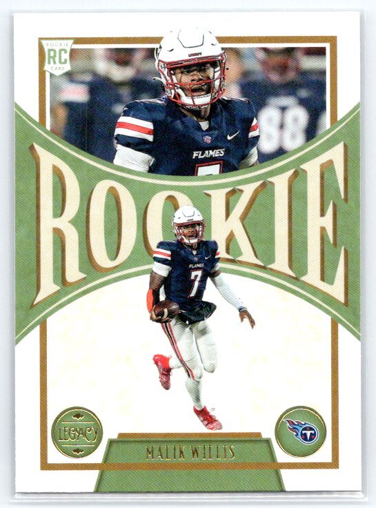 Malik Willis 2022 Panini Legacy Rookie #143