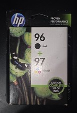 Genuine HP 96 97 Ink Cartridges for HP Printer-OEM Box-Expired Sept 2015