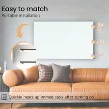 Infrared Panel Heater 200/350/500/700W With Thermostat up to 110℃ Fast Heating