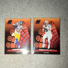 Panini Zenith 2022 Football 2 Cards Kupp (Rams #93), Mayfield (Panthers #68)