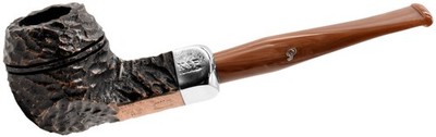 Peterson Derry Rustic Finish 9mm Filter Medium Straight Bulldog Briar Pfeife (150)