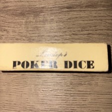 Lindops Poker Dice Original Box & Instructions G2