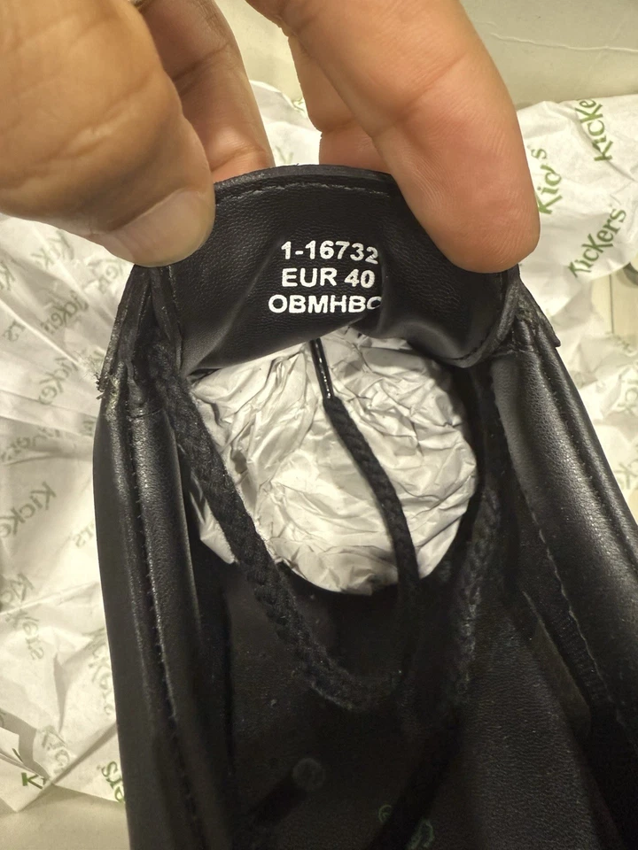 Kickers Reasan Lace 3 Eye Lace Up Shoes For Teen In Black 4 - 7 - Image 4 of 4