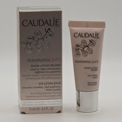 CAUDALIE  Resveratrol (lift) EYE LIFTING BALM 0.5oz $65 MSRP NIB