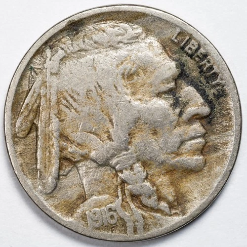 1916-P Buffalo Nickel Philadelphia Mint Fine (F)