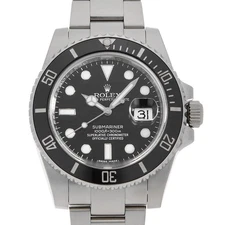 ROLEX SUBMARINER Date 116610LN black G Number second hand mens