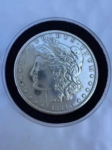 1884 CC Morgan Silver Dollar Almost Uncirculated