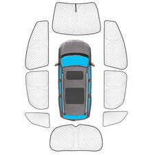 KMF 8pcs Thicken Full Window Sun Shades for Honda Pilot Accessories 2016-2025...