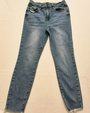 Judy Blue women's relaxed fit distressed denim blue jeans sz. 13/31