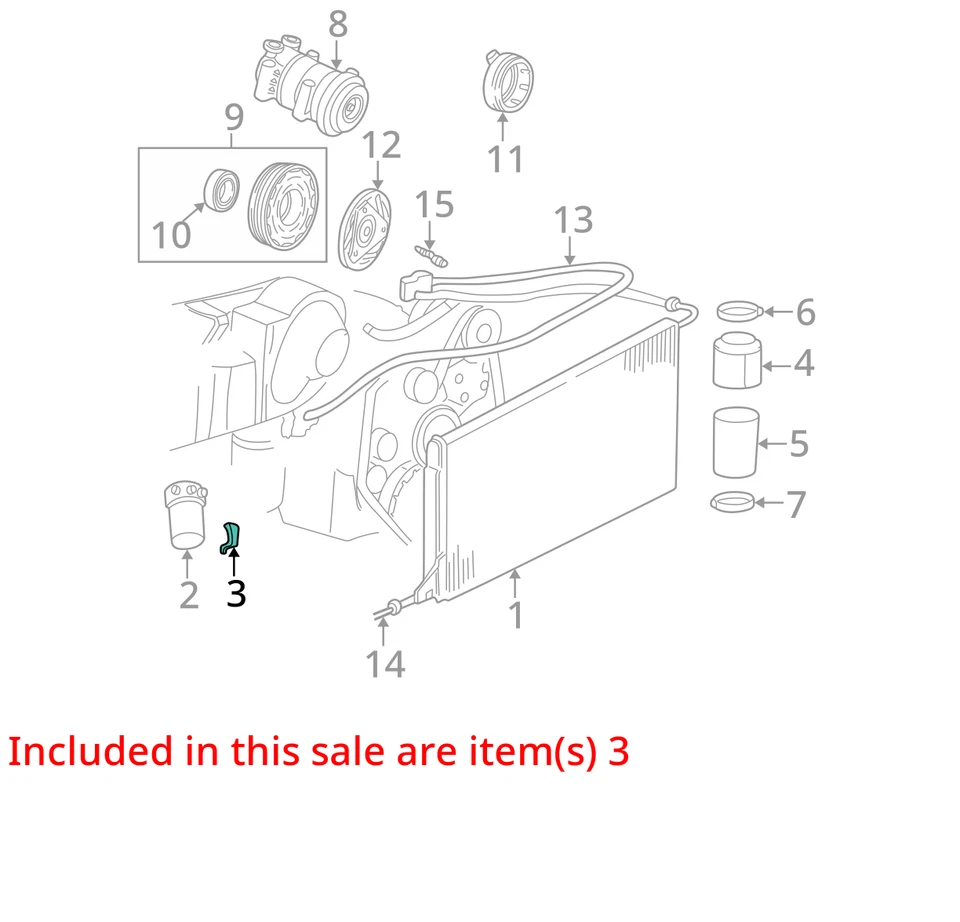 FITS 2001-2002 CHEVROLET GMC EXPRESS 2500 SAVANA 3500 BRACKET 15081320 - NEW - Image 2 of 3