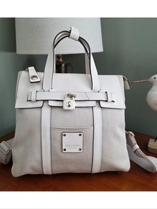 Herni Bendel jetsetter Travel mini backpack in white and black - Gently Used Henri Bendel Jetsetter Backpack | eBay main image 4